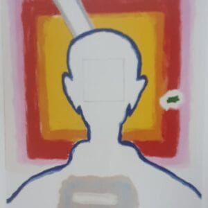 Zelfportret in tegenlicht