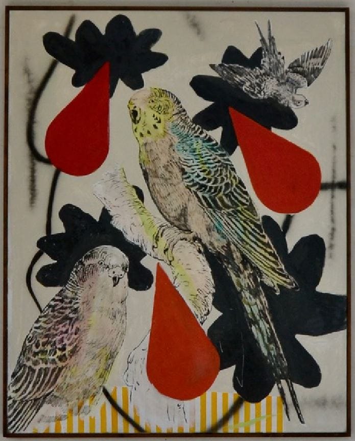 Lovebirds / the conversation II - Afbeelding 2