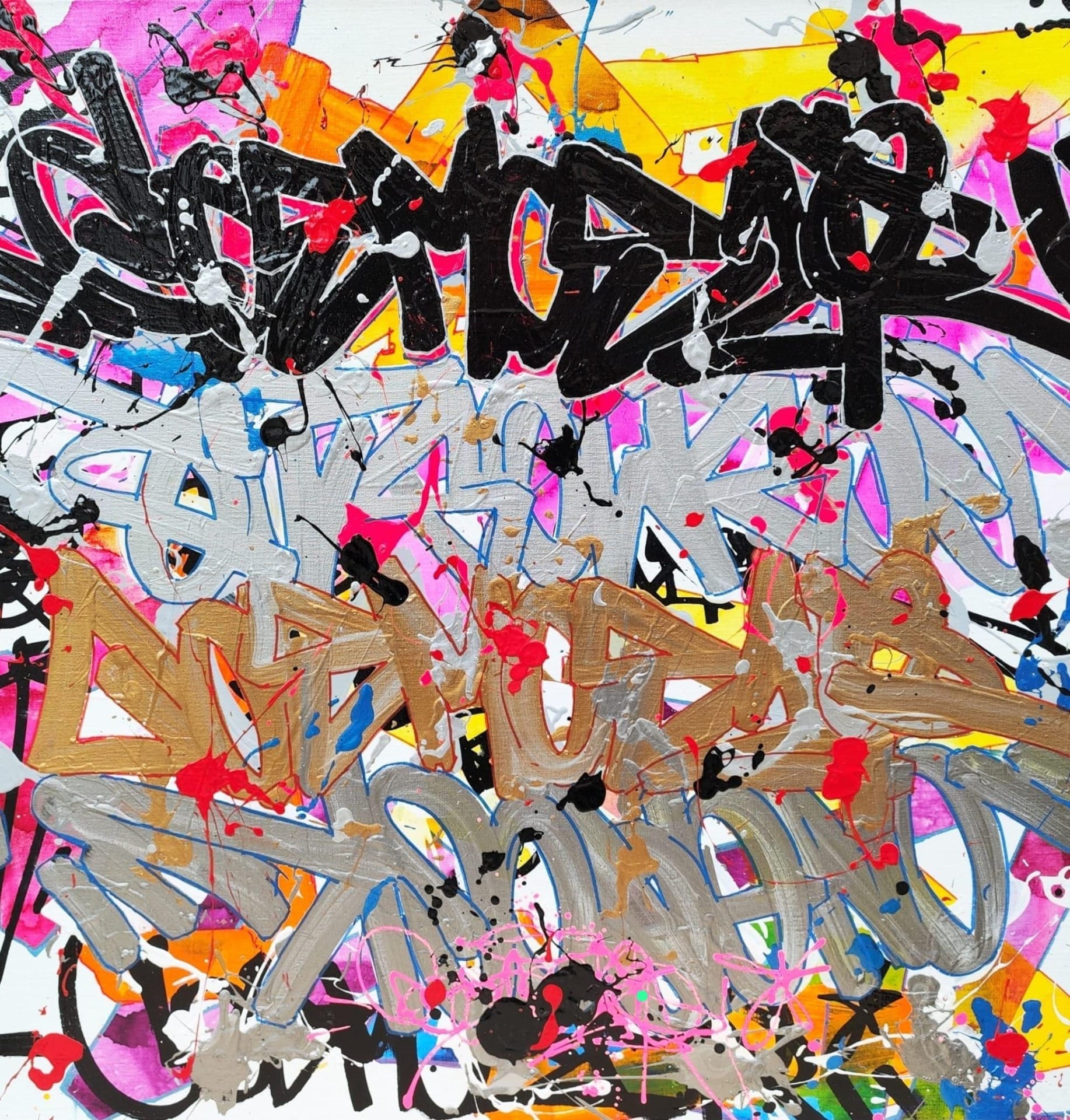 Mauvais garçon (80x80 cm)